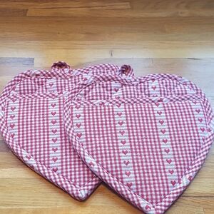 Heart Valentines Pot Holders